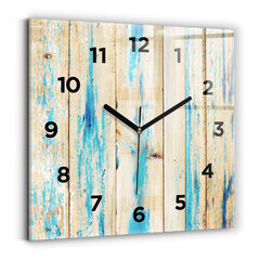 Sieninis laikrodis Subraižyta Mediena kaina ir informacija | Laikrodžiai | pigu.lt