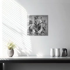Sieninis laikrodis Abstrakcija - Lew цена и информация | Часы | pigu.lt