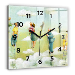 Sieninis laikrodis Žmonės Ant Kopėčių kaina ir informacija | Laikrodžiai | pigu.lt