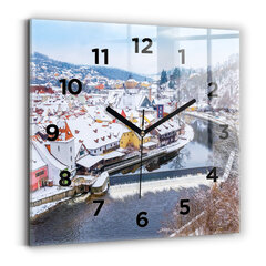 Sieninis laikrodis Miesto Panorama Žiemą kaina ir informacija | Laikrodžiai | pigu.lt