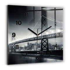 Sieninis laikrodis San Francisko Naktinis Tiltas kaina ir informacija | Laikrodžiai | pigu.lt