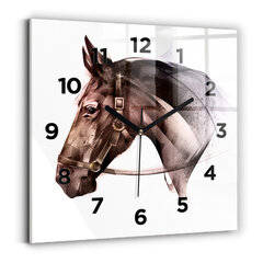 Sieninis laikrodis Dažytas Arklio Profilis kaina ir informacija | Laikrodžiai | pigu.lt