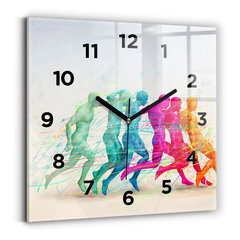 Sieninis laikrodis Spalvoti Žmonės kaina ir informacija | Laikrodžiai | pigu.lt