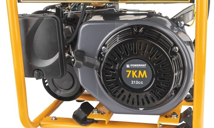 Benzininis elektros generatorius Powermat PM-AGR-2200IM, 2200W kaina ir informacija | Elektros generatoriai | pigu.lt
