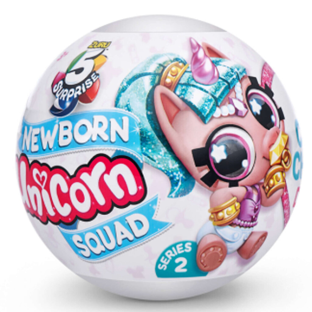 Kamuoliukas su staigmena New Born Unicorn Series 2 su priedais kaina ir informacija | Žaislai mergaitėms | pigu.lt