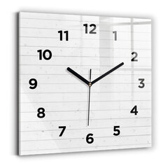 Sieninis laikrodis Medinių Plokščių Raštas цена и информация | Часы | pigu.lt