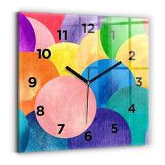 Sieninis laikrodis Abstraktiniai Ratai kaina ir informacija | Laikrodžiai | pigu.lt