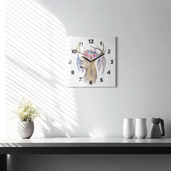 Sieninis laikrodis Elnių Galva Ir Gėlės kaina ir informacija | Laikrodžiai | pigu.lt