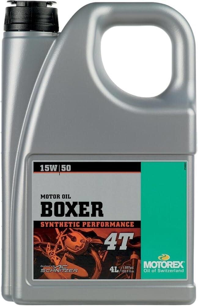 Motorex Boxer 4T 15W50 alyva, 4L цена и информация | Variklinės alyvos | pigu.lt