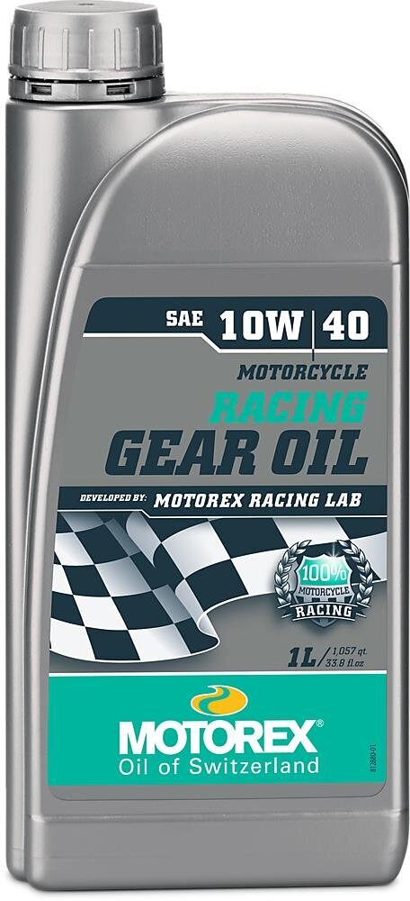 Motorex Racing Gear Oil 10W40 alyva, 1L цена и информация | Variklinės alyvos | pigu.lt