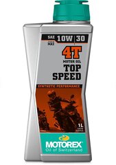 Motorex Top Speed 4T 10W30 alyva, 1L kaina ir informacija | Variklinės alyvos | pigu.lt