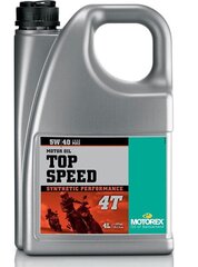 Motorex Top Speed 4T 5W40 alyva, 4L kaina ir informacija | Variklinės alyvos | pigu.lt