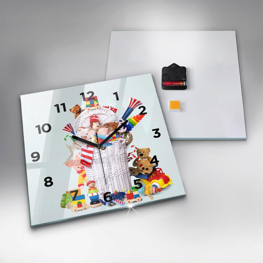 Sieninis laikrodis Pinti Žaislų Krepšelis kaina ir informacija | Laikrodžiai | pigu.lt