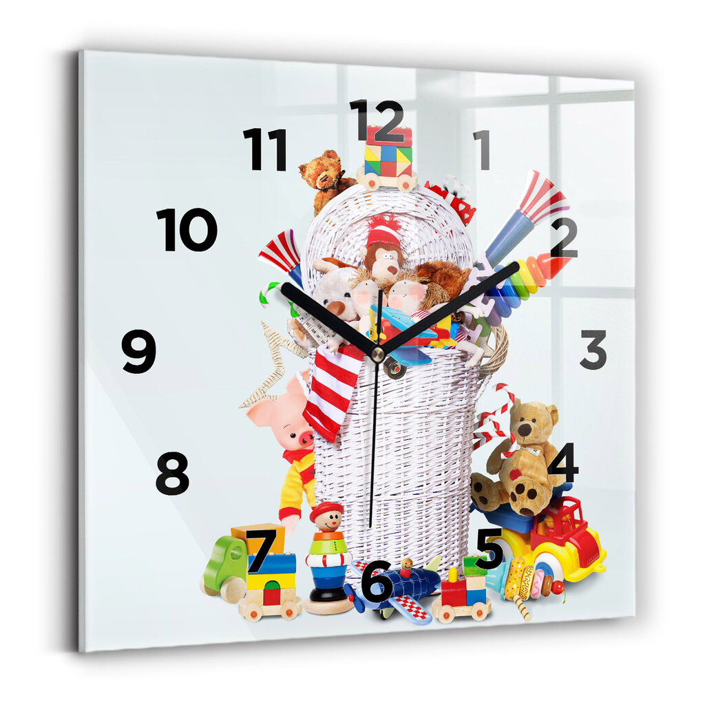 Sieninis laikrodis Pinti Žaislų Krepšelis kaina ir informacija | Laikrodžiai | pigu.lt