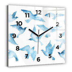 Sieninis laikrodis Skraidantys Mėlyni Paukščiai kaina ir informacija | Laikrodžiai | pigu.lt