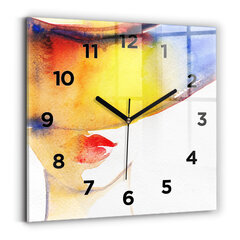 Sieninis laikrodis Moteris Skrybėlėje kaina ir informacija | Laikrodžiai | pigu.lt