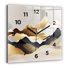 Sieninis laikrodis Auksinių Kalnų Abstrakcija цена и информация | Часы | pigu.lt