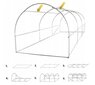 Sodo šiltnamis Fluxar Home S10 10 m² 400 x 250 cm, žalias kaina ir informacija | Šiltnamiai | pigu.lt