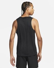 Мужская тренировочная футболка Nike MILER, черный цвет цена и информация | Мужские термобрюки, темно-синие, SMA61007 | pigu.lt