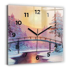 Sieninis laikrodis Eglutė Ir Tiltas kaina ir informacija | Laikrodžiai | pigu.lt