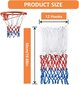 Patvarus profesionalus krepšinio tinklas Butyeak, 50cm kaina ir informacija | Kitos krepšinio prekės | pigu.lt