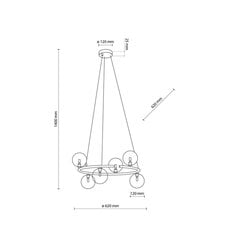 TK Lighting подвесной светильник Anabelle 6843 цена и информация | Люстры | pigu.lt