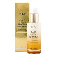 Žvilgesio suteikiantis plaukų kremas Keune Care Lumi Coat Supreme Cream, 95ml kaina ir informacija | Priemonės plaukų stiprinimui | pigu.lt