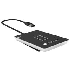 Bekontaktis Smart Card skaitytuvas Techly NFC RFID 13.56 MHz, USB 2.0 kaina ir informacija | Adapteriai, USB šakotuvai | pigu.lt