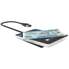 Bekontaktis Smart Card skaitytuvas Techly NFC RFID 13.56 MHz, USB 2.0 kaina ir informacija | Adapteriai, USB šakotuvai | pigu.lt