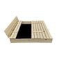 Smėlio dėžė Bonus Orbis, 140x140cm, su patiesalu ir 300kg smėlio kaina ir informacija | Smėlio dėžės, smėlis | pigu.lt