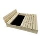 Smėlio dėžė Bonus Orbis, 140x140cm, su patiesalu цена и информация | Smėlio dėžės, smėlis | pigu.lt