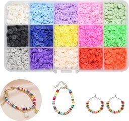 Стеклянные бусины для изготовления детских украшений с эластичной нитью Veaoiy Beads  цена и информация | Принадлежности для изготовления украшений, бисероплетения | pigu.lt