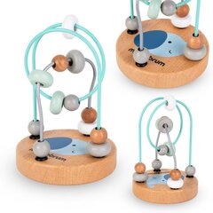Edukacinis žaislas medinė variklio kilpa Mamabrum kaina ir informacija | Žaislai kūdikiams | pigu.lt