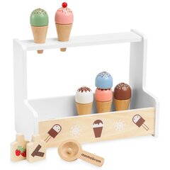 Medinė ledų parduotuvė - ledų salonas vaikams Mamabrum kaina ir informacija | Žaislai mergaitėms | pigu.lt