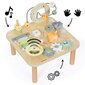 Medinis interaktyvus edukacinis stalas Mamabrum Laukinės džiunglės kaina ir informacija | Žaislai kūdikiams | pigu.lt