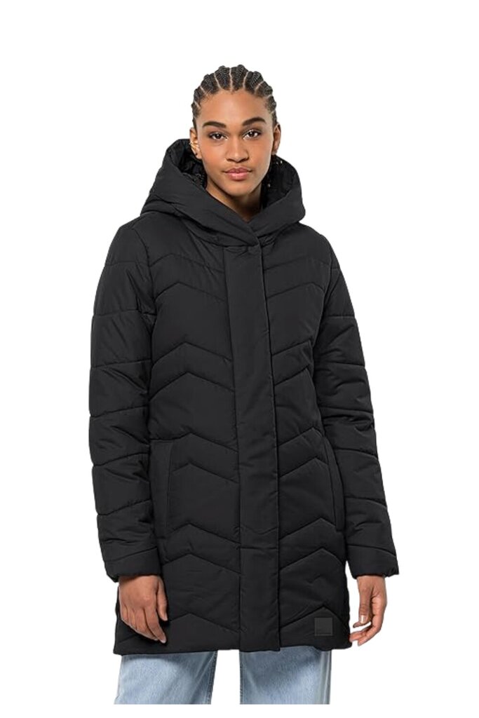 Striukė moterims Jack Wolfskin 104943-6000001, juoda kaina ir informacija | Striukės moterims | pigu.lt