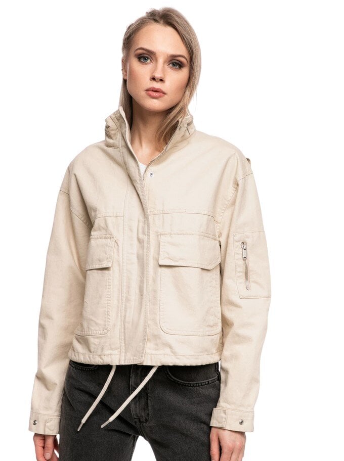 Striukė moterims Superdry W5010026A RUT, smėlio spalvos kaina ir informacija | Striukės moterims | pigu.lt