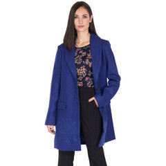 Paltas moterims Desigual 19WWEW62/5011, mėlynas цена и информация | Женские пальто | pigu.lt
