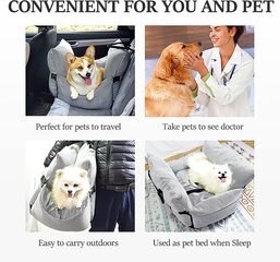 Автокресло для собак Johnear, сумка для транспортировки 76x52x20cм цена и информация | Дорожные принадлежности | pigu.lt