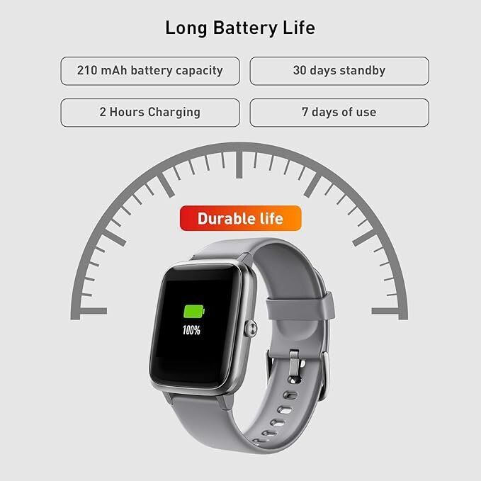 Fitpolo IP68 kaina ir informacija | Išmanieji laikrodžiai (smartwatch) | pigu.lt