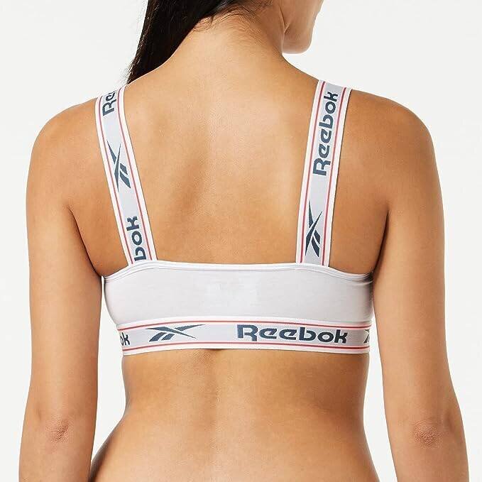 Reebok sportinė liemenėlė moterims U4C9482, balta kaina ir informacija | Liemenėlės | pigu.lt