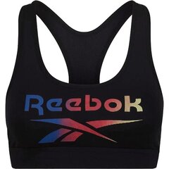 Reebok sportinė liemenėlė moterims U4F9761, juoda цена и информация | Бюстгальтеры | pigu.lt