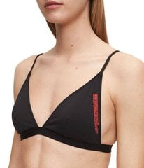 Calvin Klein maudymosi liemenėlė moterims KW0KW00905, juoda kaina ir informacija | Maudymosi kostiumėliai | pigu.lt