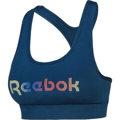 Reebok sportinė liemenėlė moterims U4F9761, mėlyna цена и информация | Бюстгальтеры | pigu.lt