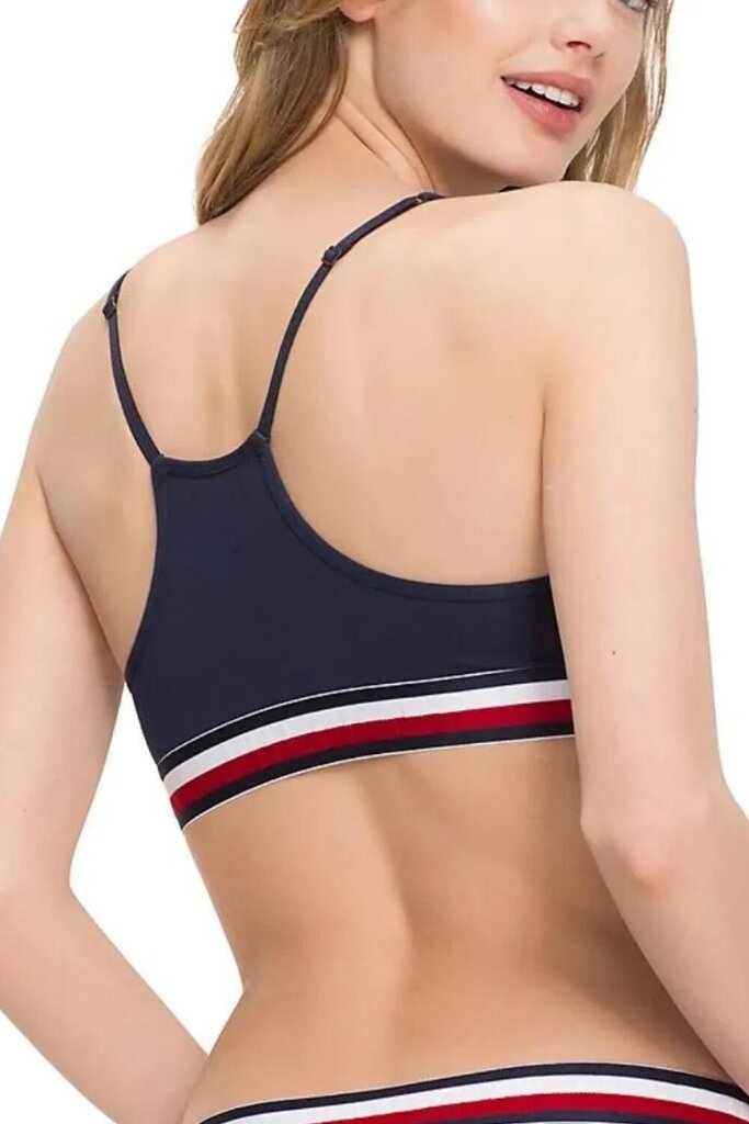 Tommy Hilfiger liemenėlė moterims UW0UW00425 416, mėlyna kaina ir informacija | Liemenėlės | pigu.lt