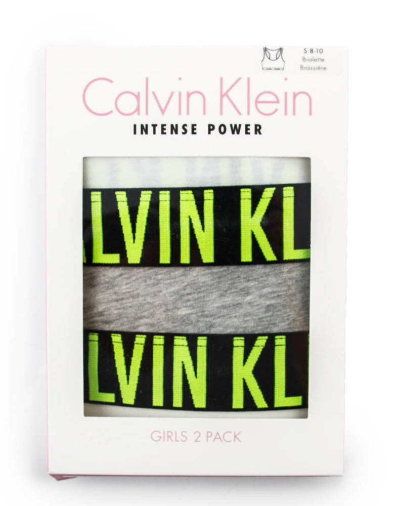 Calvin Klein liemenėlės mergaitėms G80G800324 0IN, 2 vnt цена и информация | Apatinis trikotažas mergaitėms | pigu.lt
