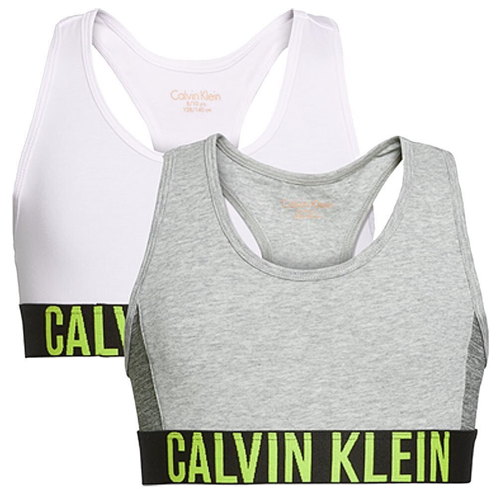 Calvin Klein liemenėlės mergaitėms G80G800324 0IN, 2 vnt kaina ir informacija | Apatinis trikotažas mergaitėms | pigu.lt