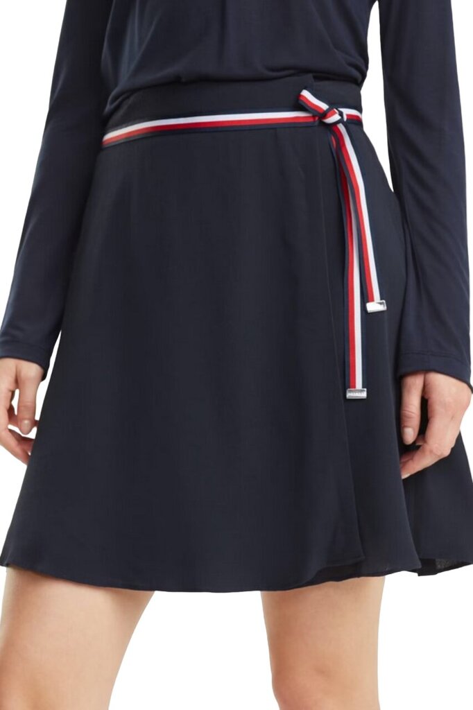 Tommy Hilfiger sijonas moterims WW0WW24703 403, mėlynas цена и информация | Sijonai | pigu.lt