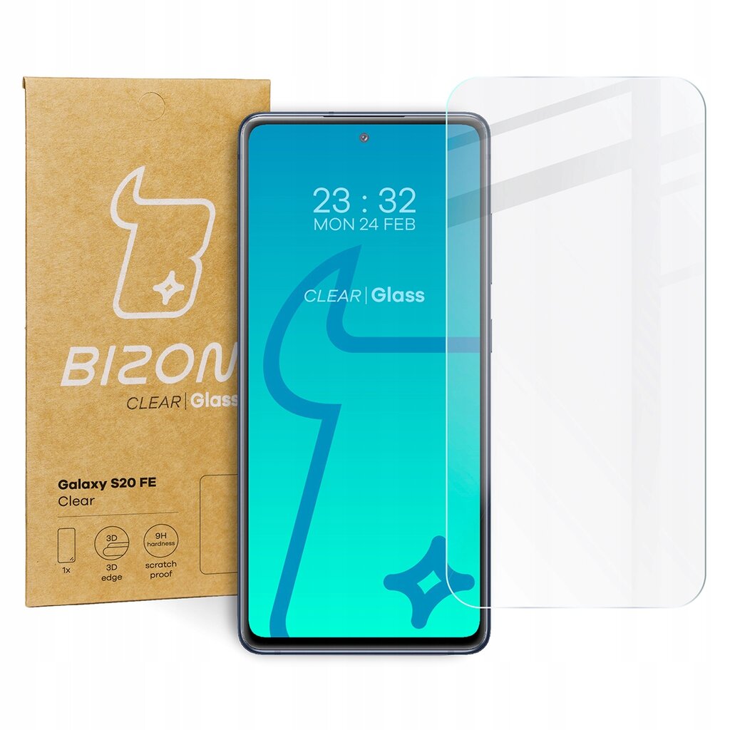 Bizon Glass Clear kaina ir informacija | Apsauginės plėvelės telefonams | pigu.lt