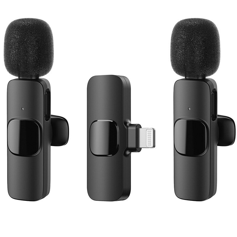 Apexel Wireless lavalier microphone kaina ir informacija | Priedai telefonams | pigu.lt